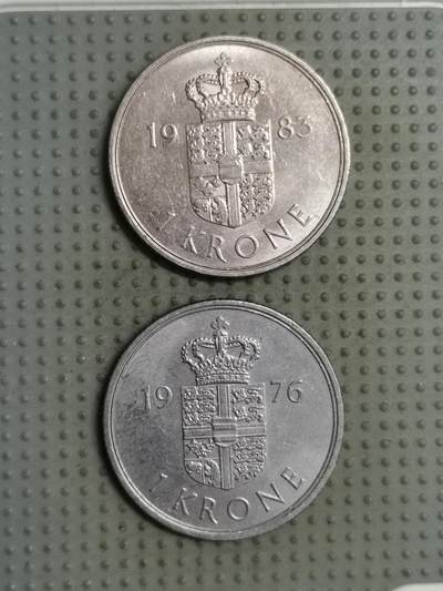 2025年第131场各国散币拍卖（总第131场） - 丹麦玛格丽特二世1克朗2枚