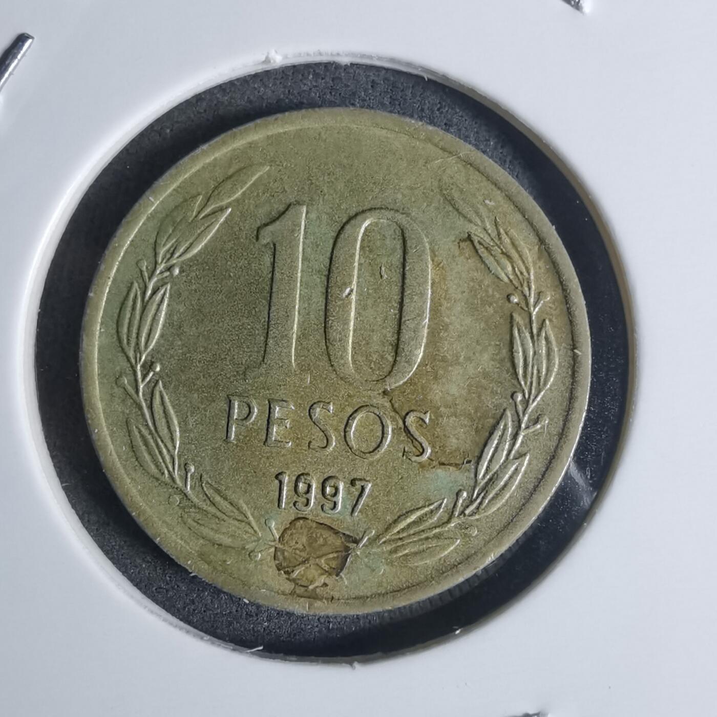 沼泽如烟--第920场 智利1997年10比索