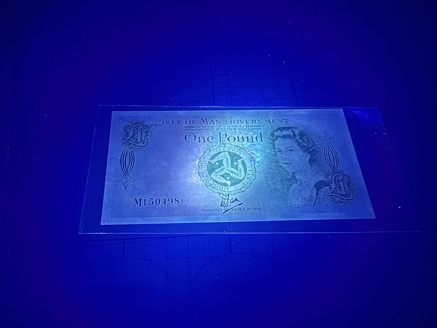 【炜奕收藏】，第五十二期 1983年马恩岛1镑，品相如图