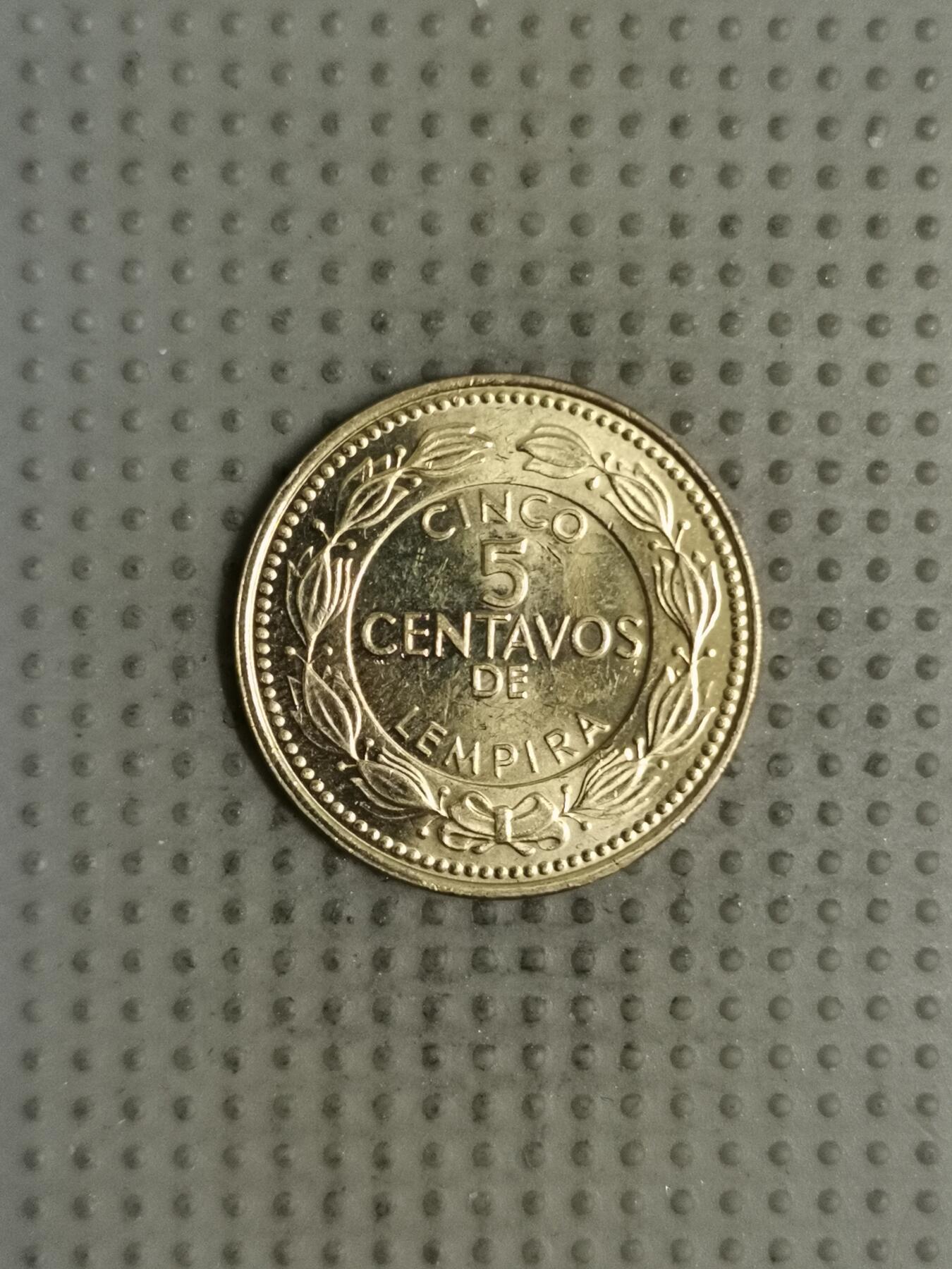 2025年第127场各国散币拍卖（总第127场） 洪都拉斯2007年5分