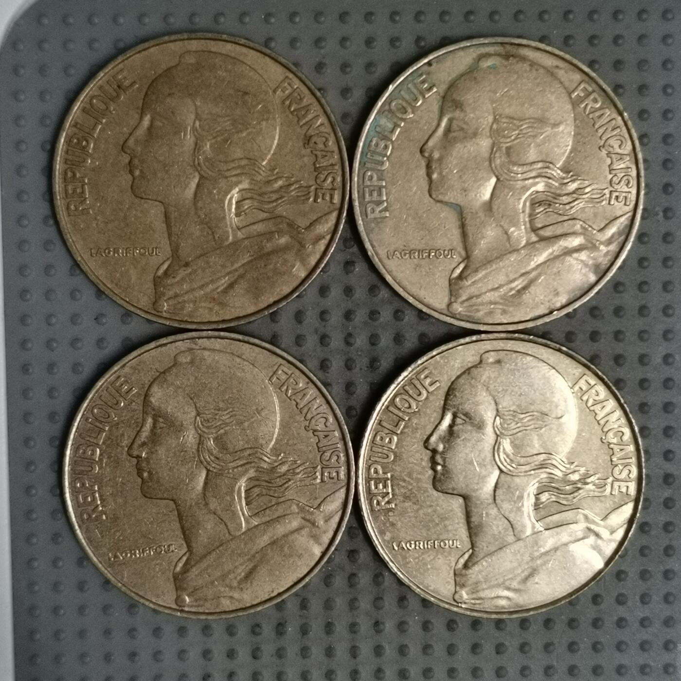 2025年第131场各国散币拍卖（总第131场） 法国20生丁4枚