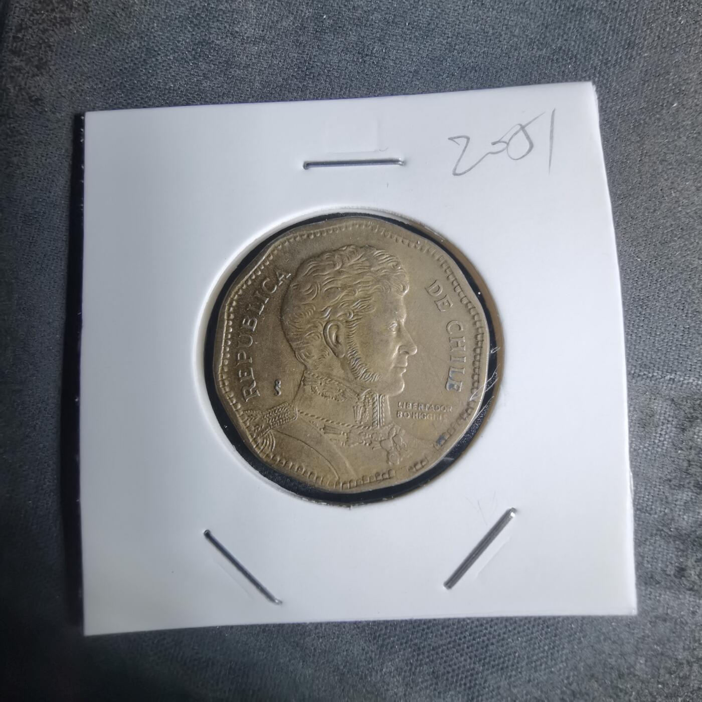 沼泽如烟--第920场 智利1995年50比索