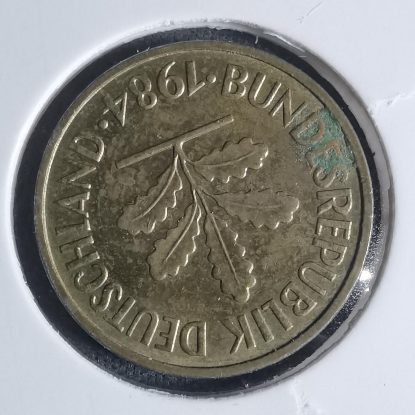 沼泽如烟--第920场 德国1984年5芬尼