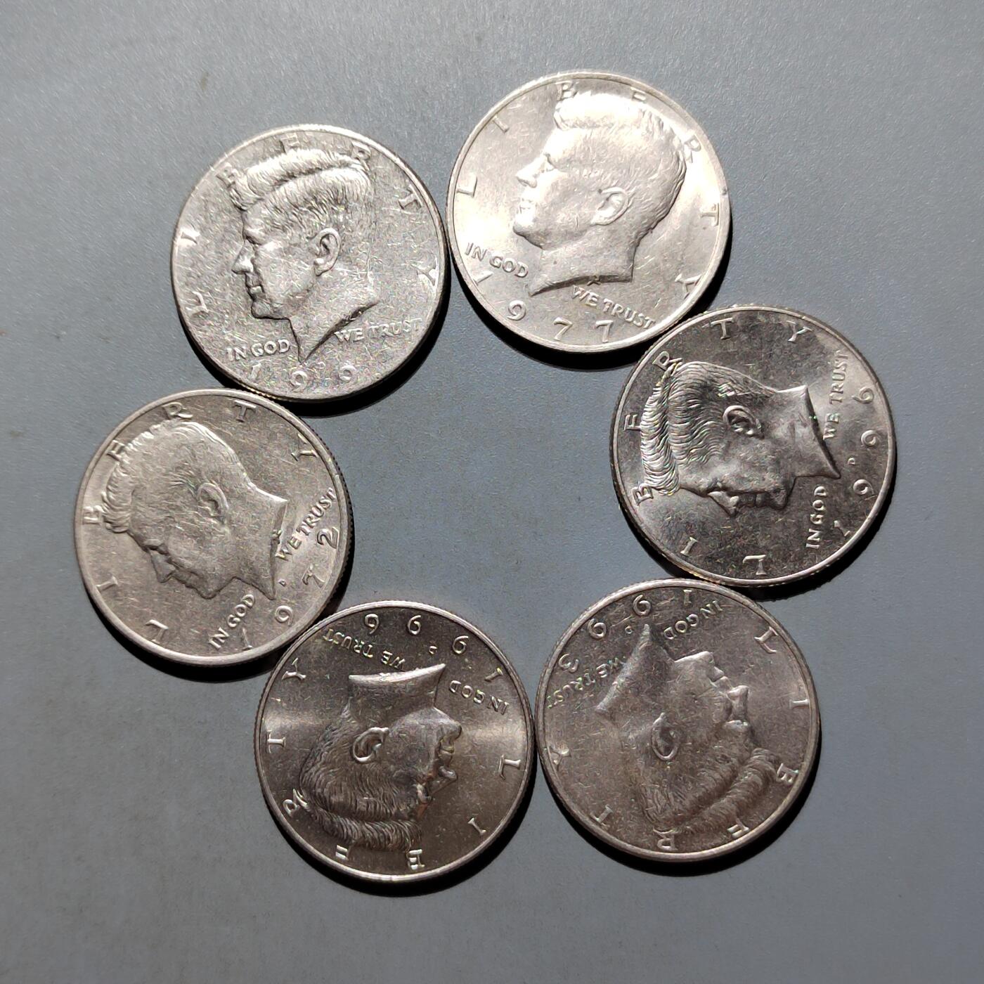 PCAI钱币  2-631  硬币小专场 半美元