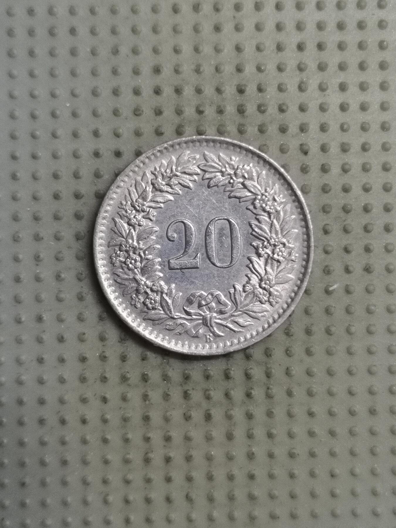 2025年第129场各国散币拍卖（总第129场） 瑞士1963年20生丁