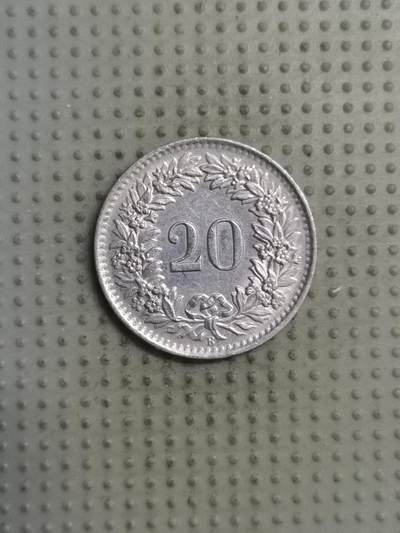 2025年第129场各国散币拍卖（总第129场） - 瑞士1963年20生丁