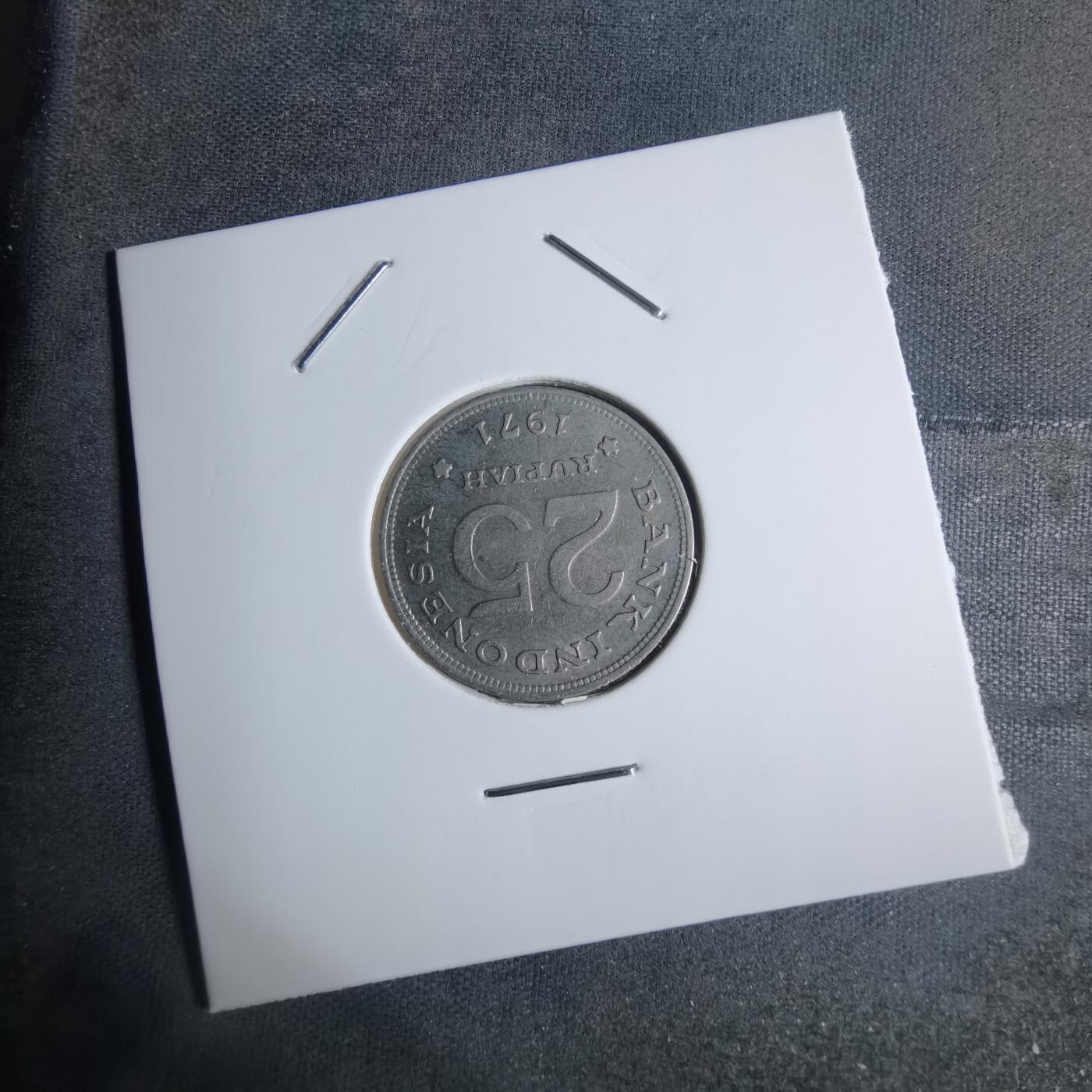 沼泽如烟--第920场 印度尼西亚1971年25卢比