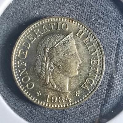 沼泽如烟--第919场 - 瑞士1984年五分