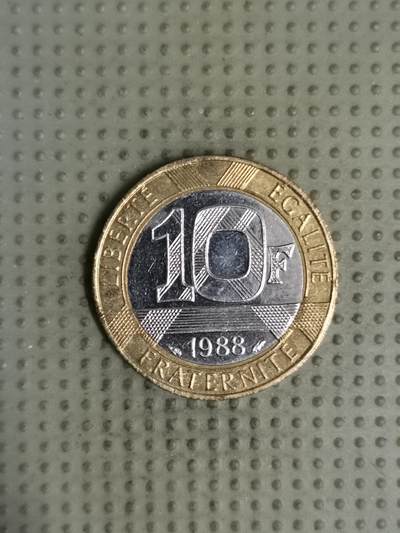 2025年第131场各国散币拍卖（总第131场） - 法国1988年10法郎