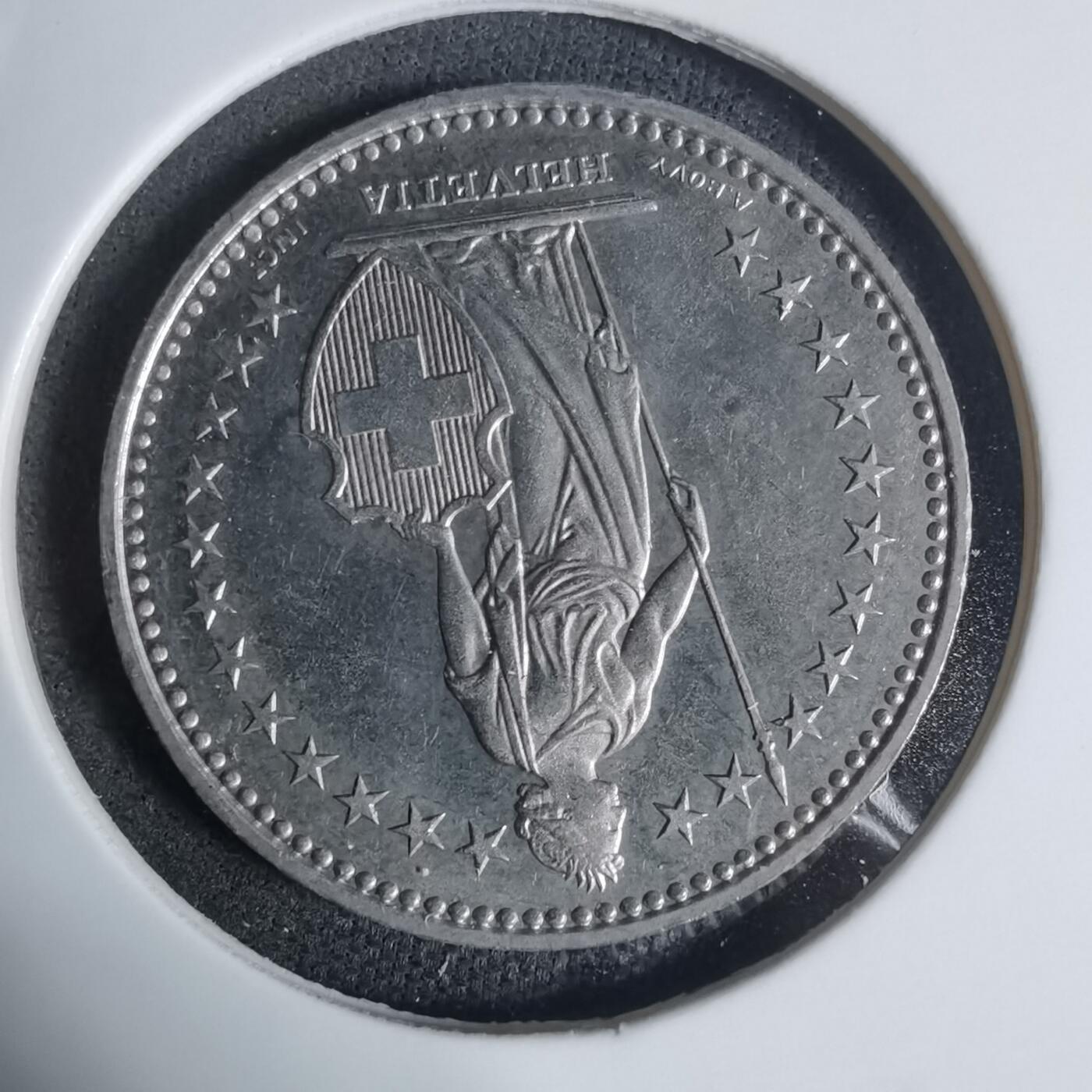 沼泽如烟--第920场 瑞士1986年1法郎