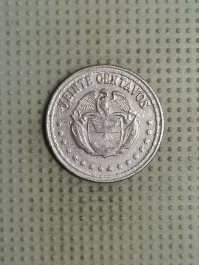 2025年第127场各国散币拍卖（总第127场） - 哥伦比亚1963年20分