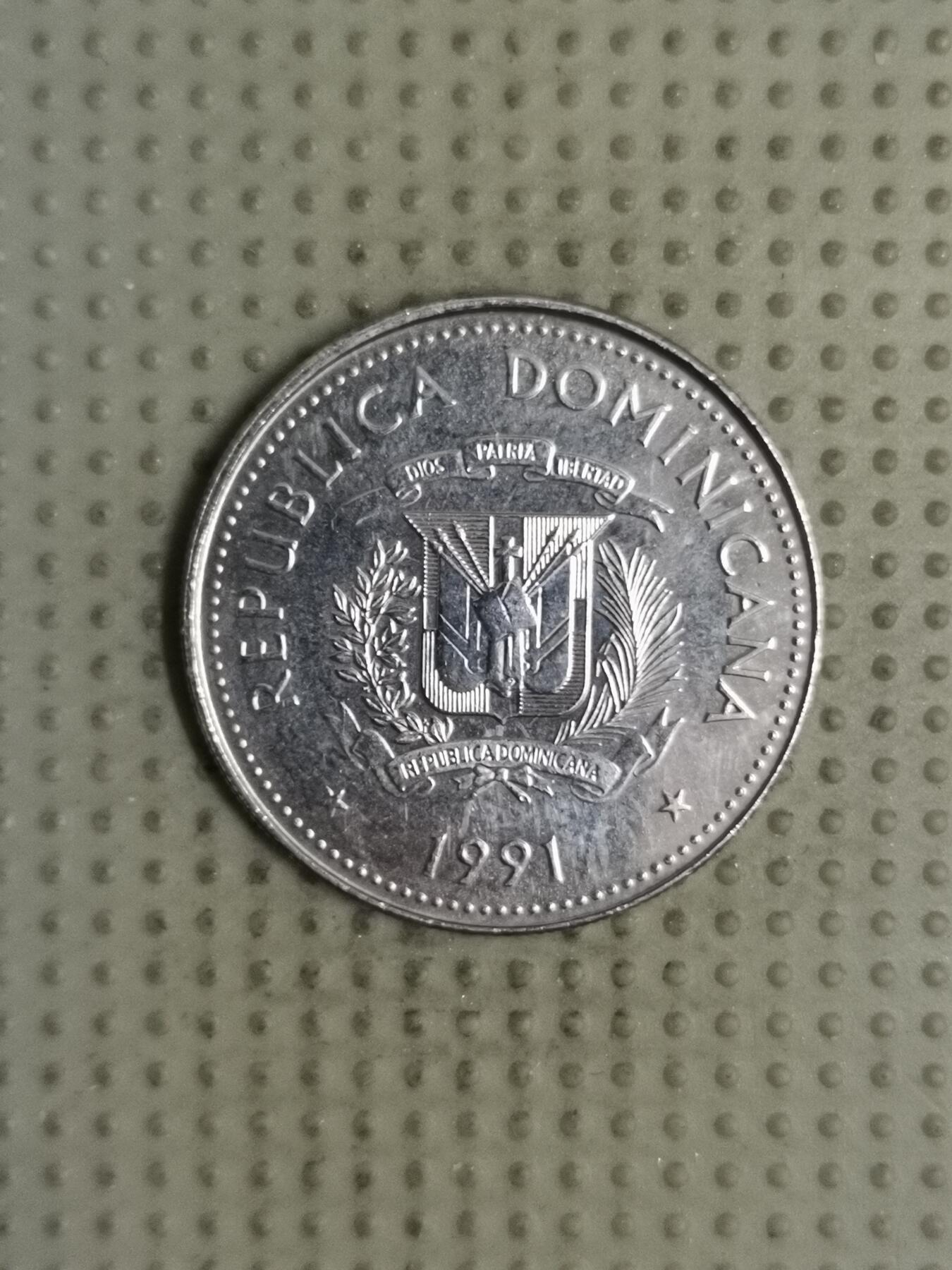 2025年第127场各国散币拍卖（总第127场） 多米尼加1991年25分