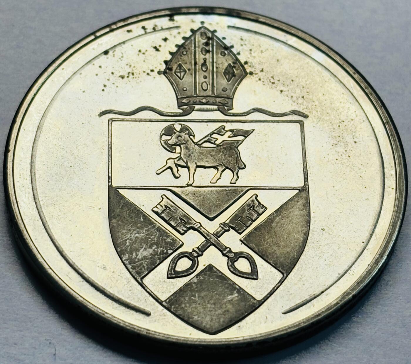 文馨钱币收藏第 283 场，【大雪鉴珍，寒英缀金】金银纪念币精品场，诚邀您的参与【长期接代拍品】 英国里彭大教堂纪念章