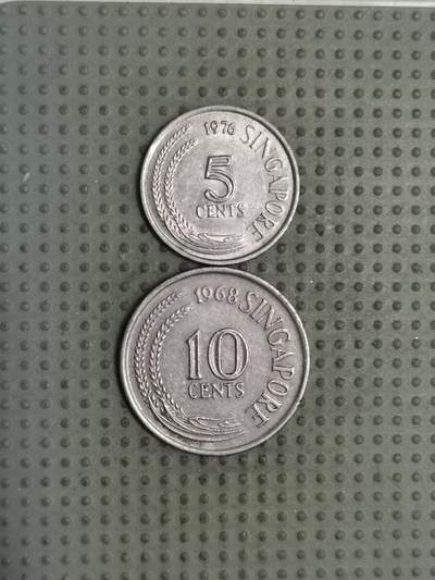 2025年第130场各国散币拍卖（总第130场） - 新加坡2枚