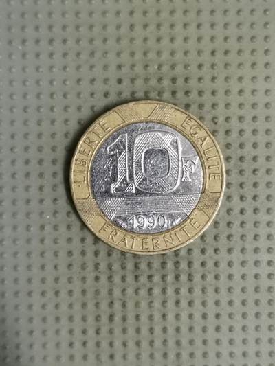 2025年第131场各国散币拍卖（总第131场） - 法国1990年10法郎