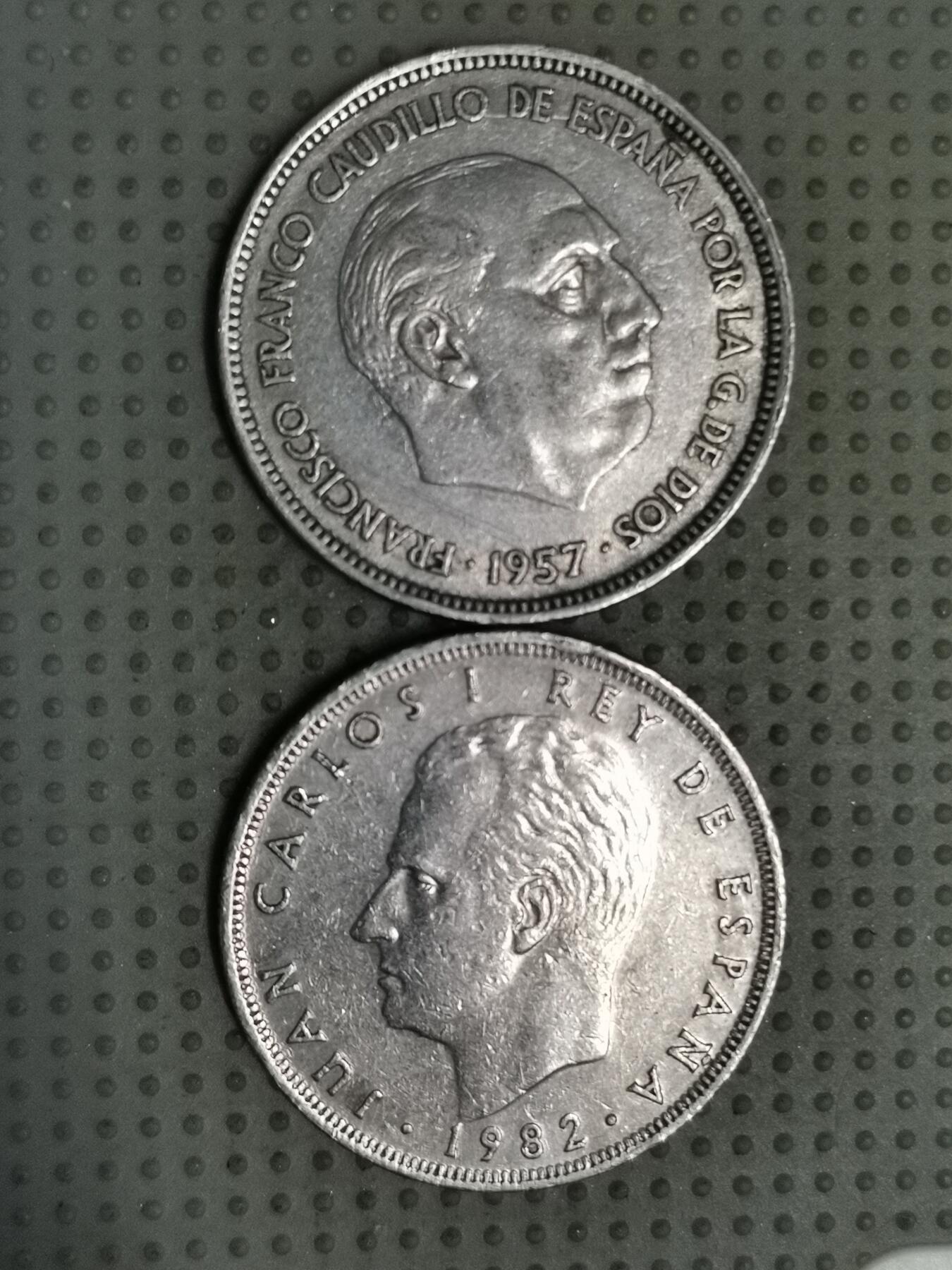 2025年第131场各国散币拍卖（总第131场） 西班牙25比塞塔2枚