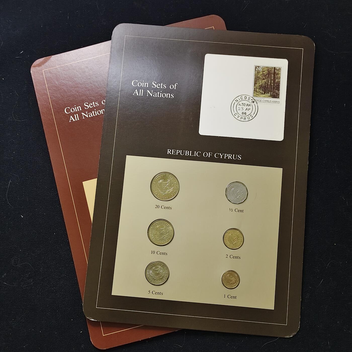 【全场包邮】纯粹捡漏拍482场（免费代拍第19场）-币封+套装+富兰克林（注意佣金） 【富兰克林·世界各国硬币系列邮币卡】塞浦路斯共和国+塞拉利昂共和国