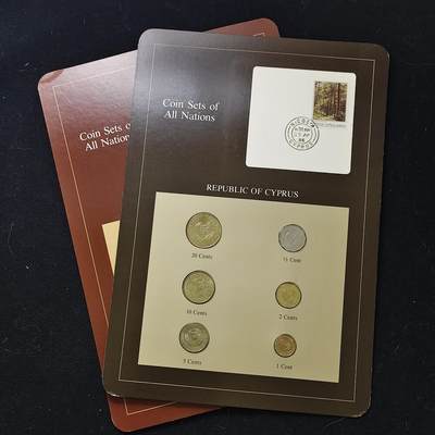 【全场包邮】纯粹捡漏拍482场（免费代拍第19场）-币封+套装+富兰克林（注意佣金） - 【富兰克林·世界各国硬币系列邮币卡】塞浦路斯共和国+塞拉利昂共和国