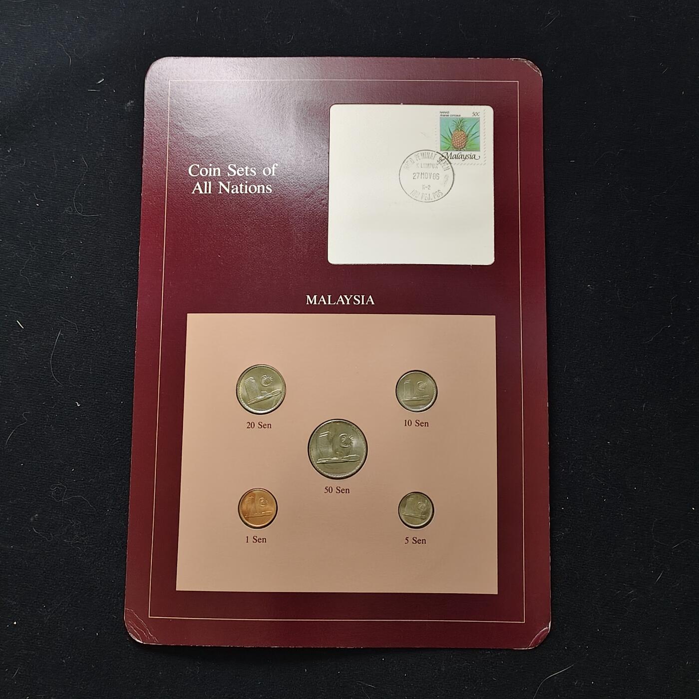 【全场包邮】纯粹捡漏拍482场（免费代拍第19场）-币封+套装+富兰克林（注意佣金） 【富兰克林·世界各国硬币系列邮币卡】塞拉利昂共和国+马来西亚联邦