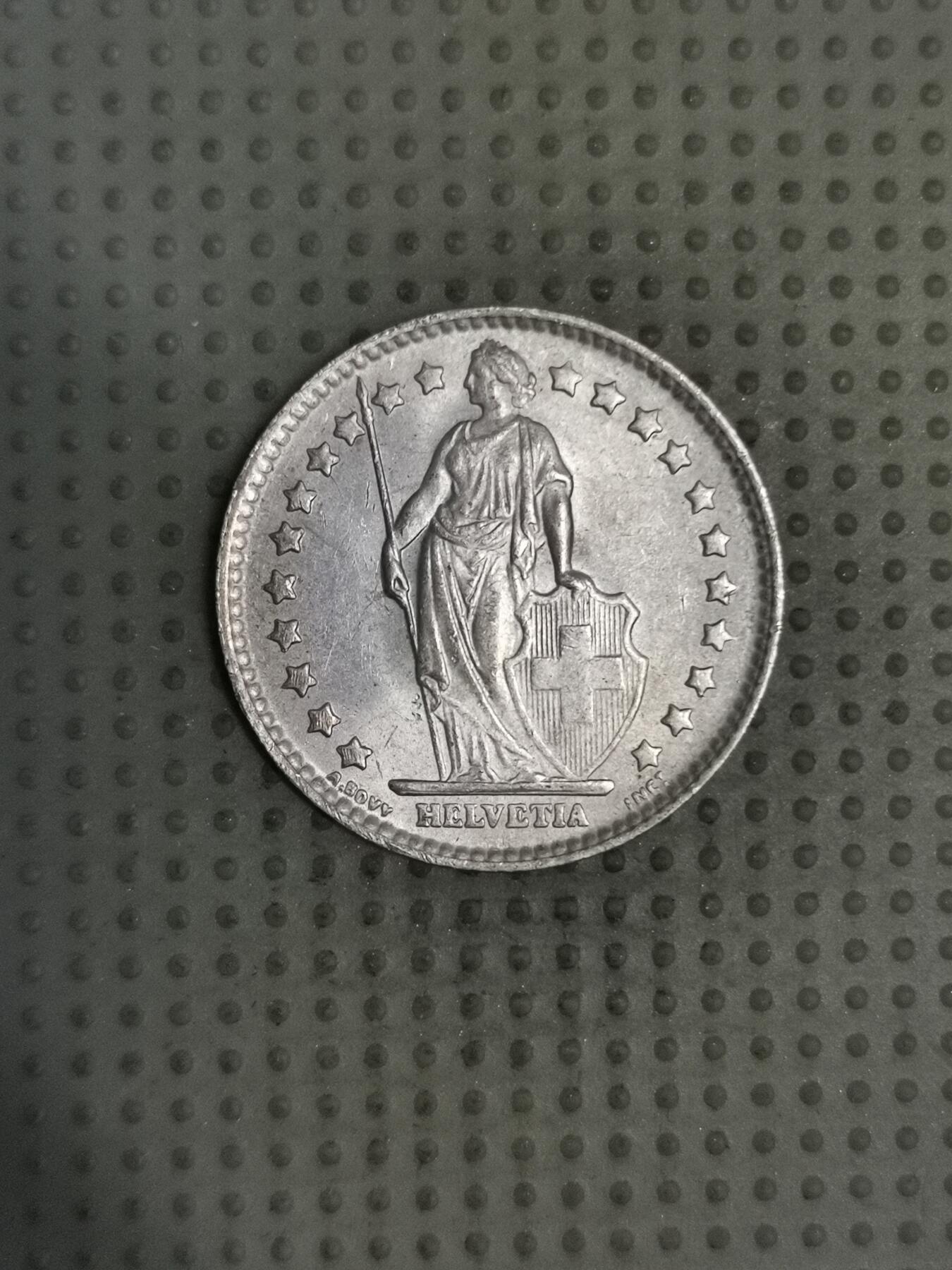 2025年第129场各国散币拍卖（总第129场） 瑞士1964年1法郎银币