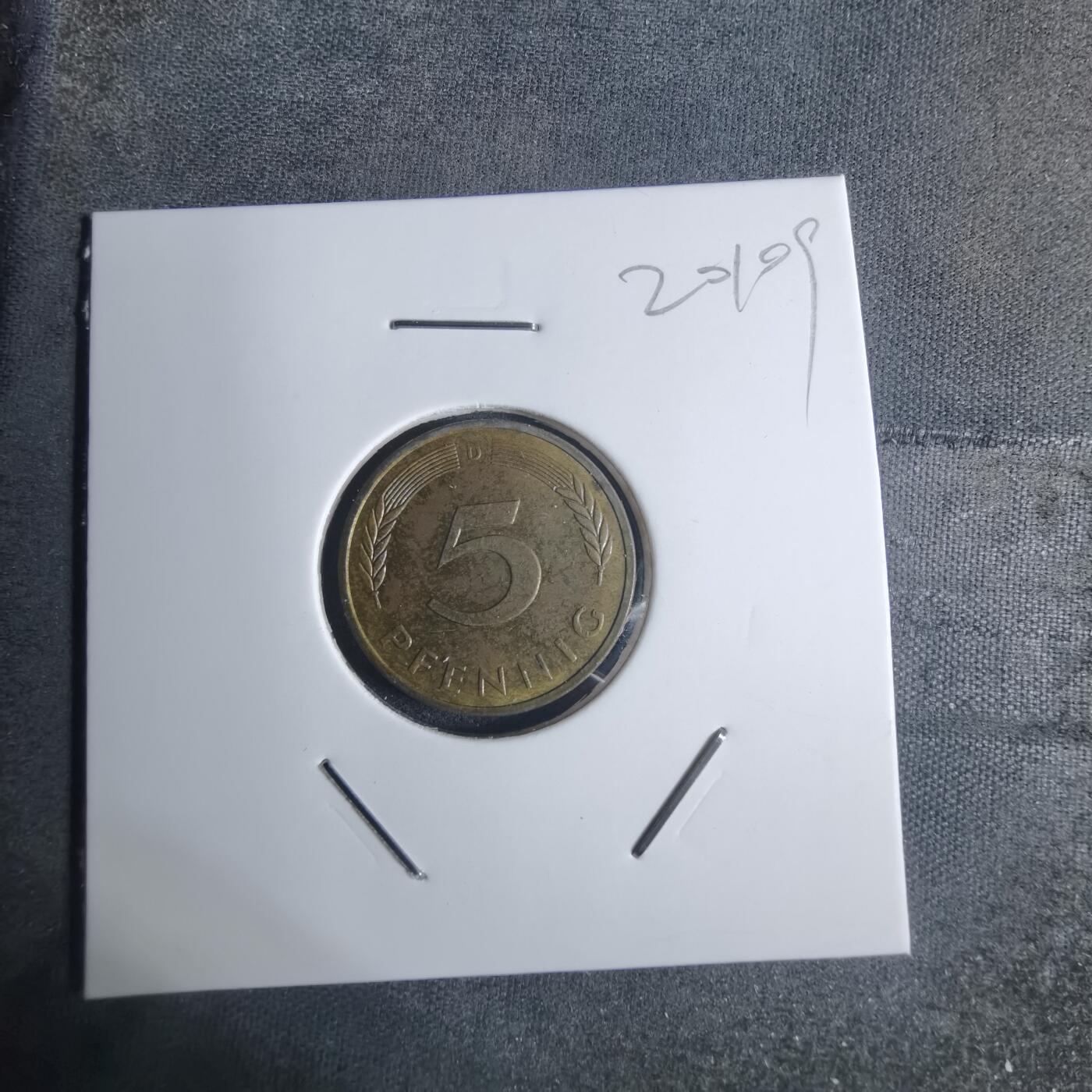 沼泽如烟--第920场 德国1983年5芬尼