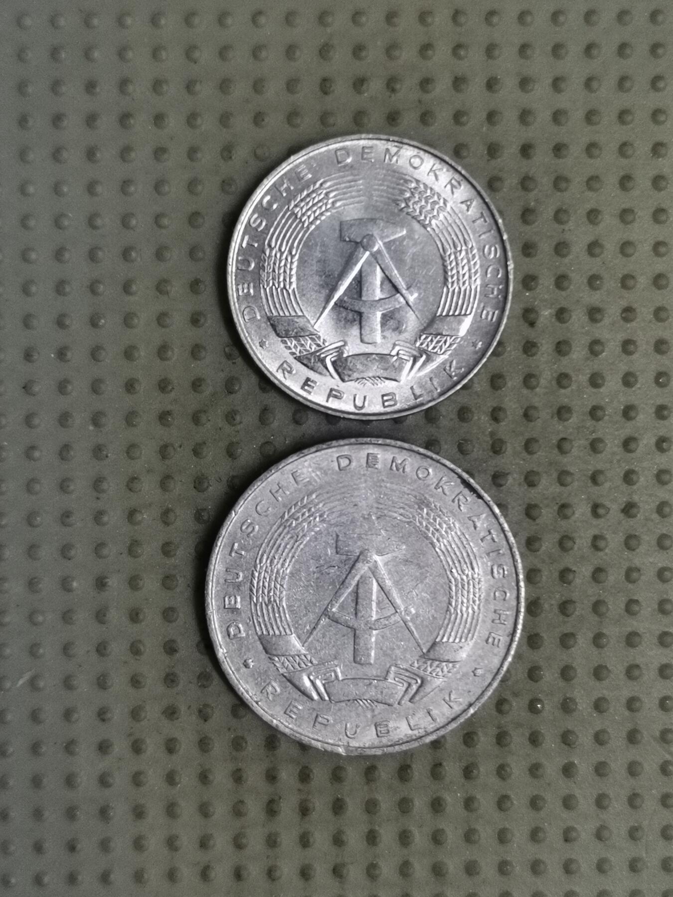 2025年第129场各国散币拍卖（总第129场） 东德1975年2枚