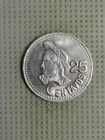 2025年第127场各国散币拍卖（总第127场） - 危地马拉1992年25分