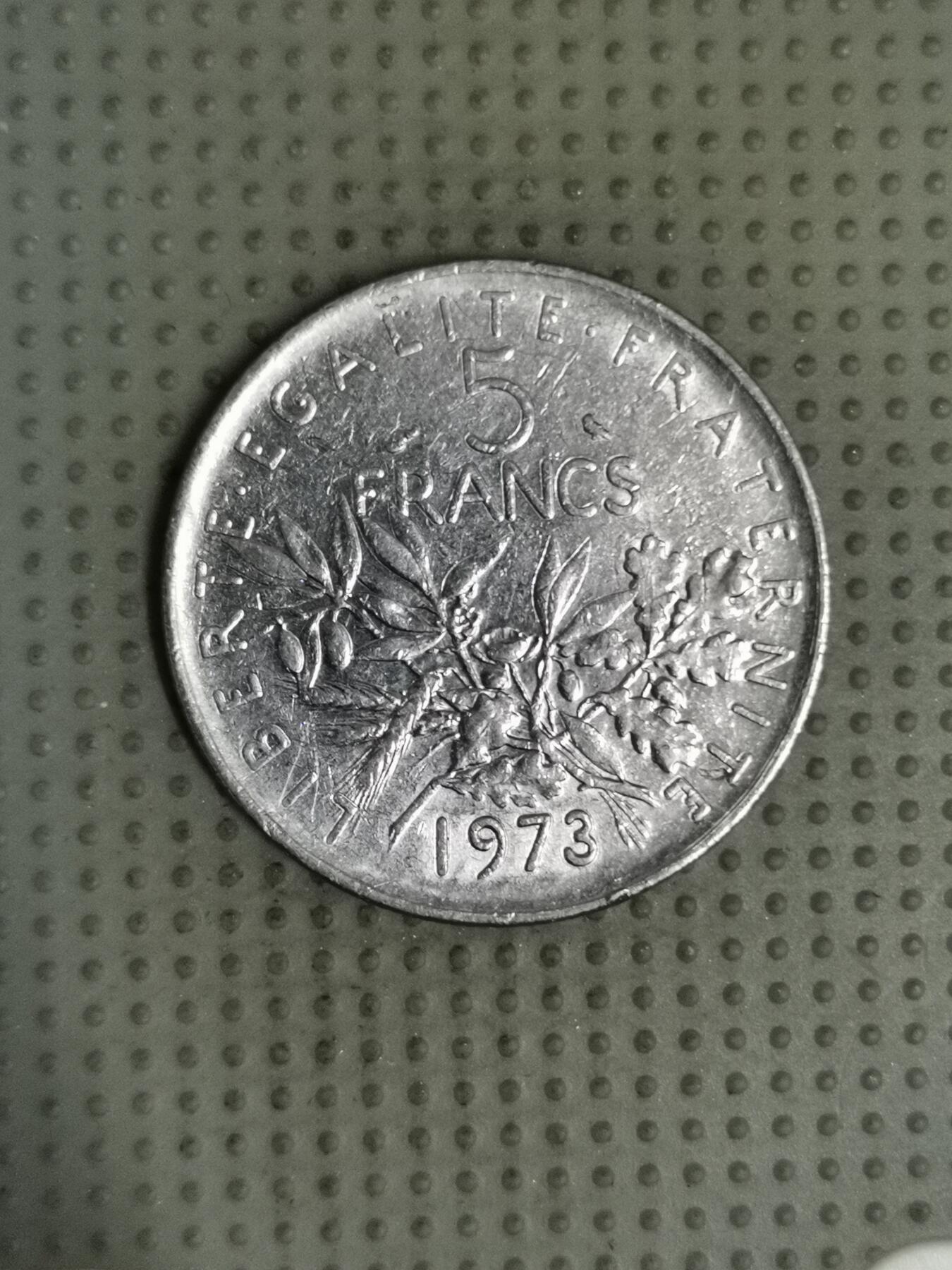 2025年第131场各国散币拍卖（总第131场） 法国1973年5法郎