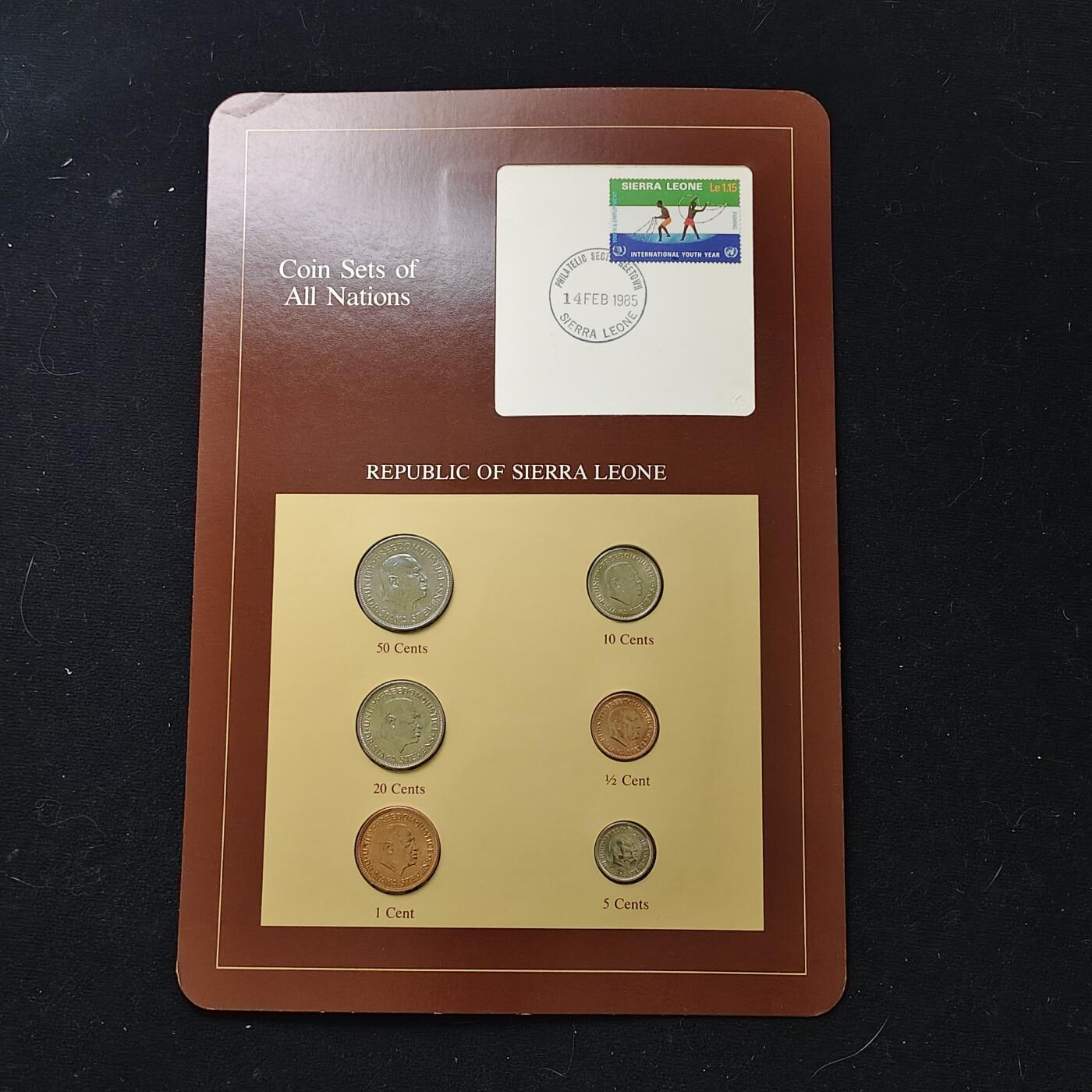 【全场包邮】纯粹捡漏拍482场（免费代拍第19场）-币封+套装+富兰克林（注意佣金） 【富兰克林·世界各国硬币系列邮币卡】塞浦路斯共和国+塞拉利昂共和国