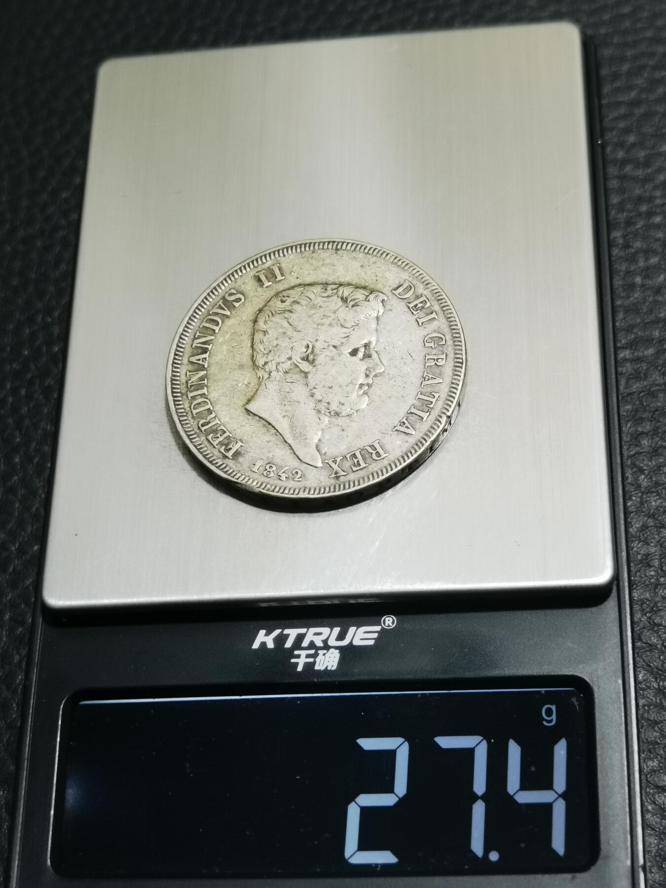 天下钱庄专场欢迎参拍 西西里王国120G银币