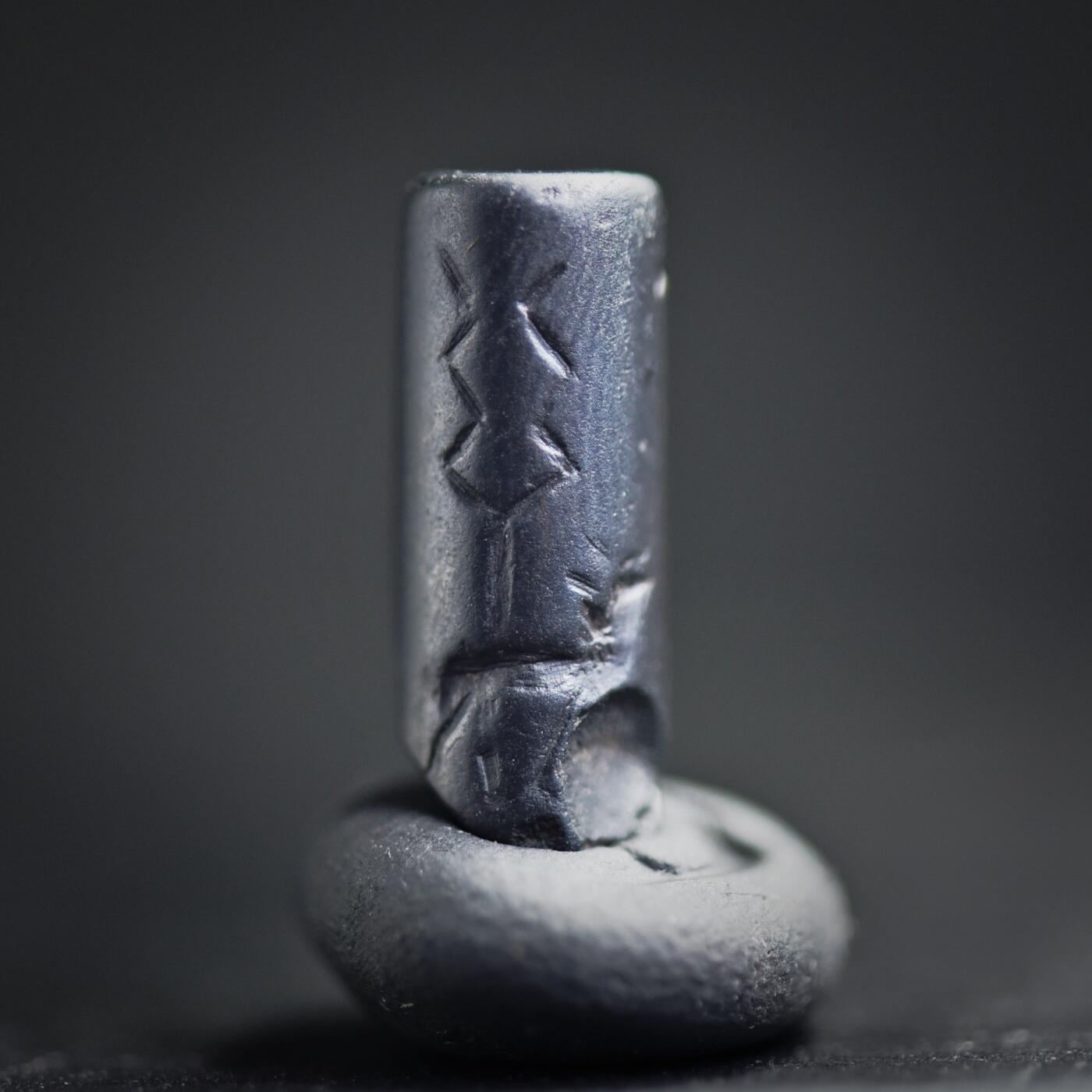 【良泉】【2025年最后一场】12月18日晚19.30点开拍！188组【直播场】西方古代钱币、丝路杂项、印章！ 公元前1500年【两河流域】赤铁款，祭祀题材滚印【战神马杜克之矛】+【风暴神阿达德的神牛载着闪电镰杖】