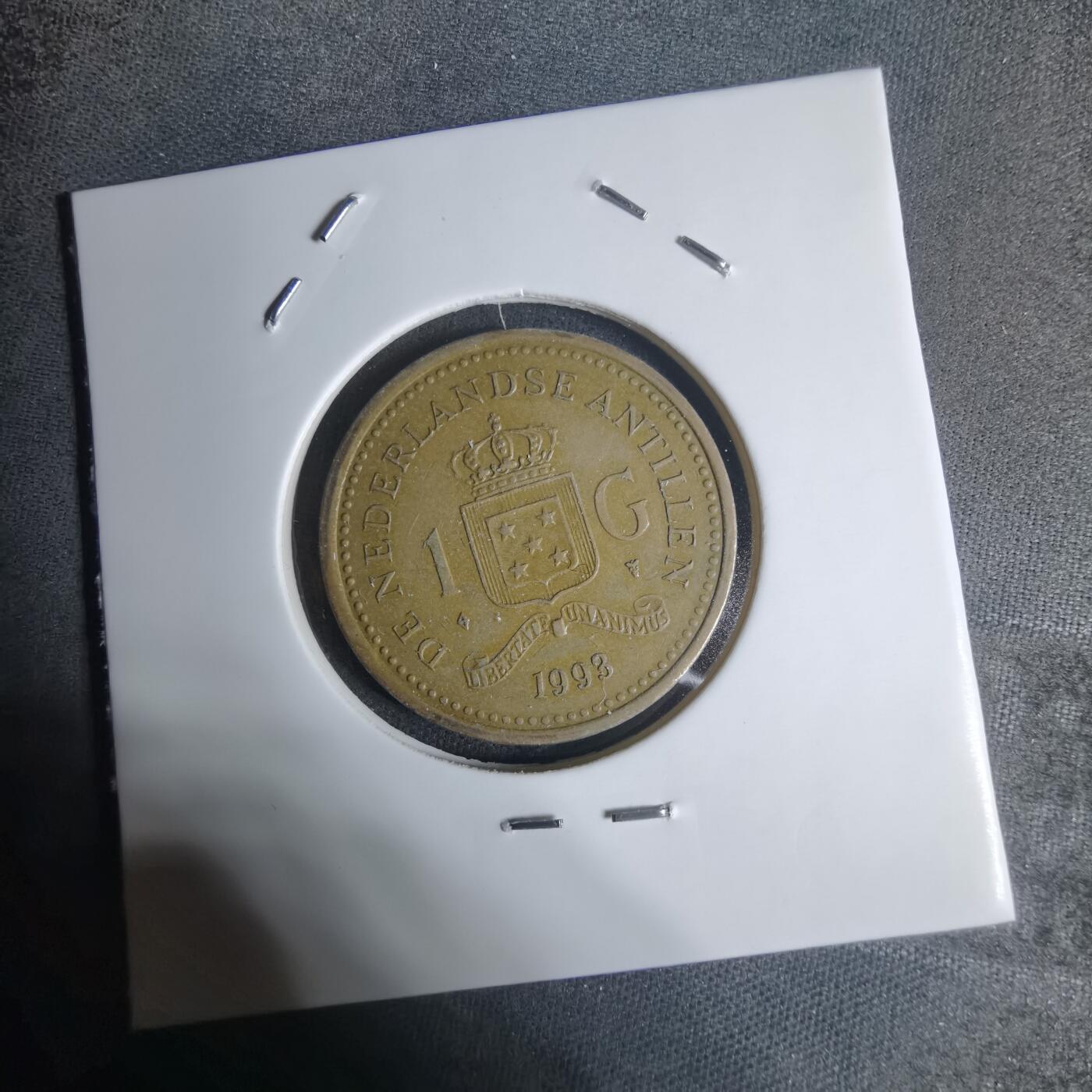 沼泽如烟--第920场 荷属安的列斯1993年1盾