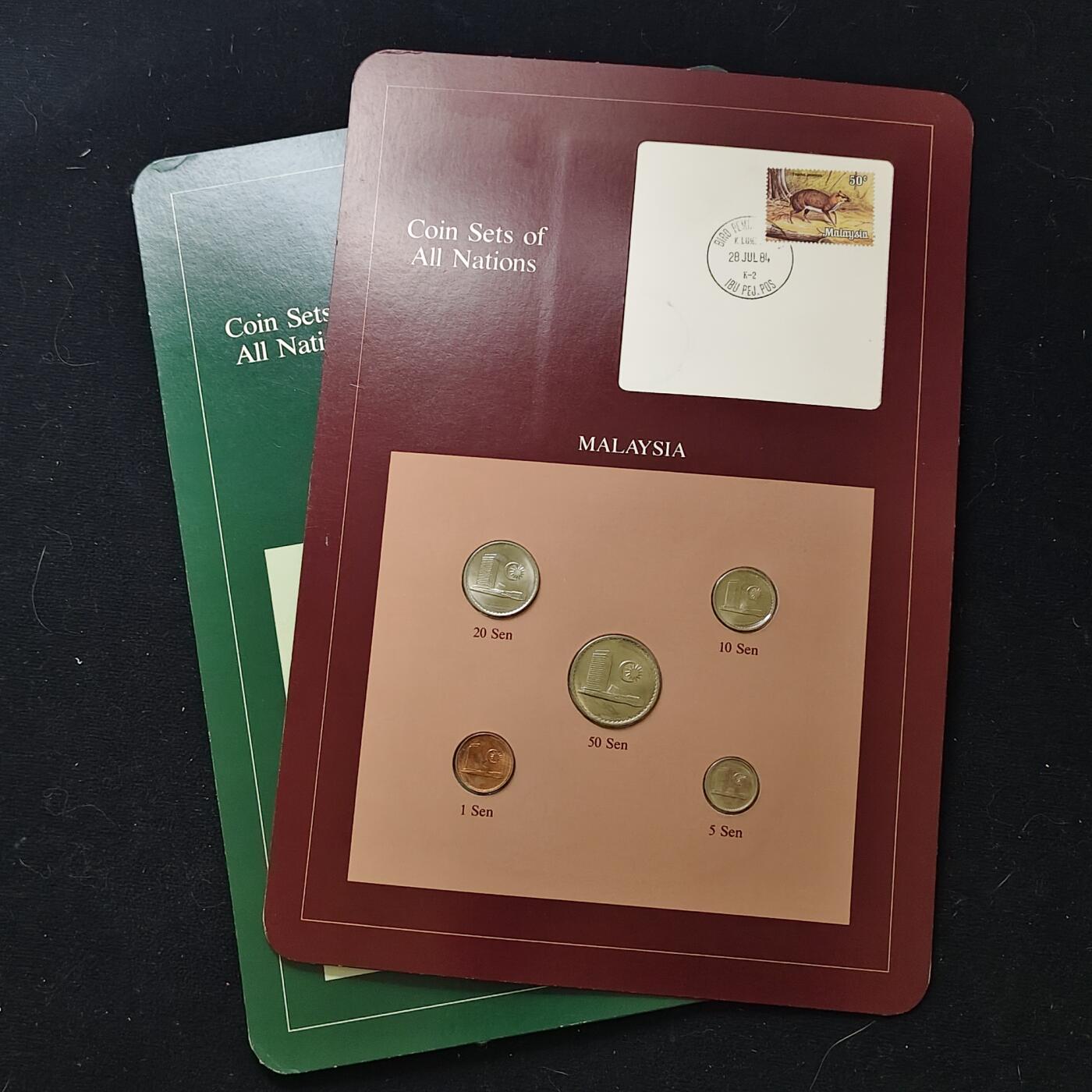 【全场包邮】纯粹捡漏拍482场（免费代拍第19场）-币封+套装+富兰克林（注意佣金） 【富兰克林·世界各国硬币系列邮币卡】匈牙利共和国+马来西亚联邦