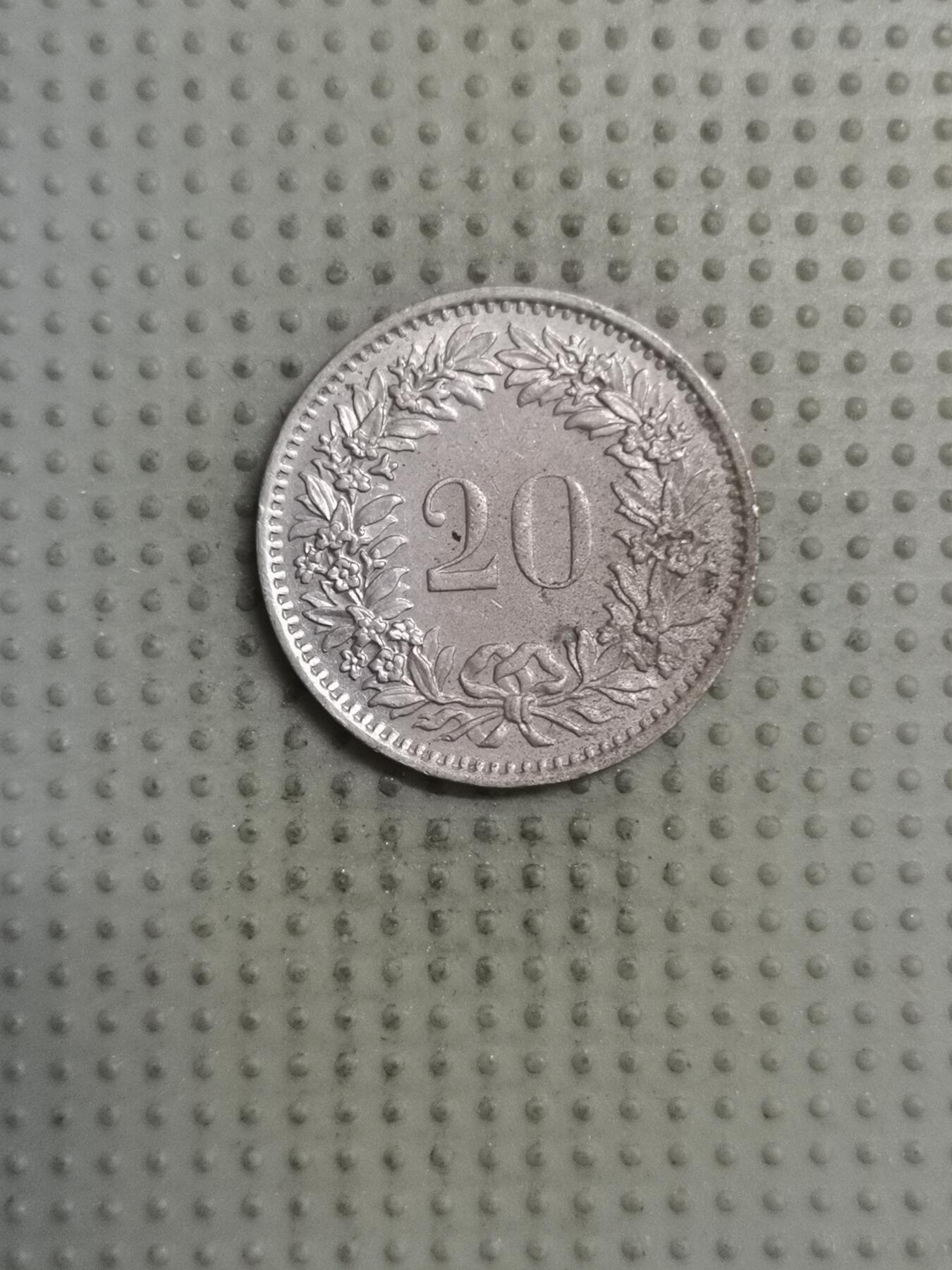 2025年第129场各国散币拍卖（总第129场） 瑞士1978年20生丁