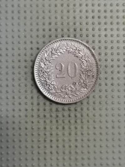 2025年第129场各国散币拍卖（总第129场） - 瑞士1978年20生丁