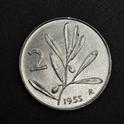 【淘币小摊】实时拍第八百一十七拍   散币场   满百包邮可预留二周 每周一统一发货   - 意大利1953年2里拉铝币