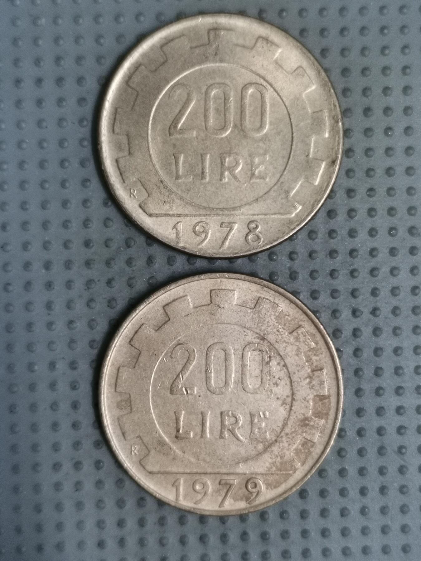 2025年第129场各国散币拍卖（总第129场） 意大利200里拉2枚