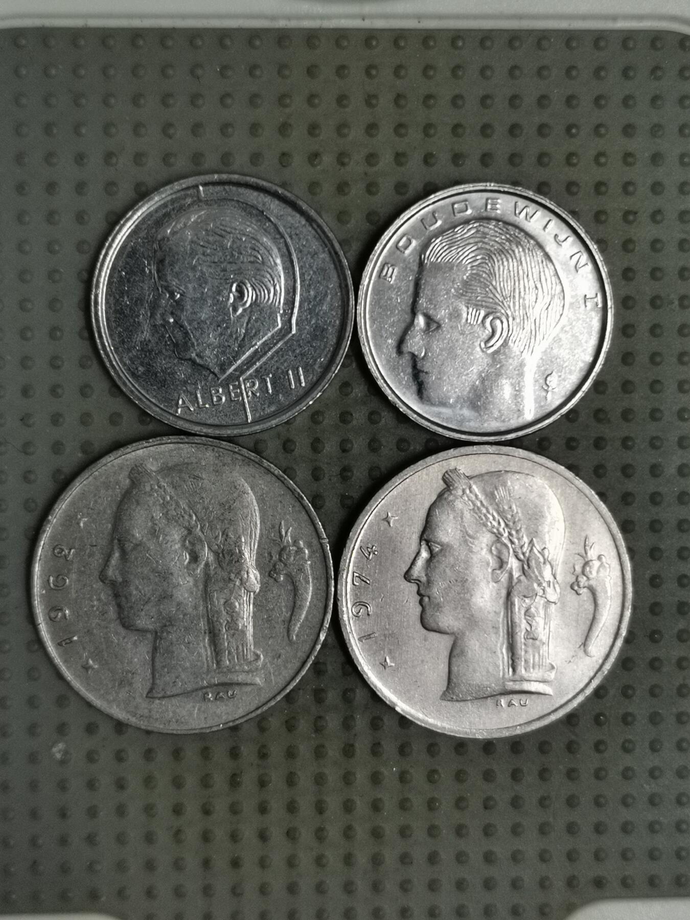 2025年第129场各国散币拍卖（总第129场） 比利时1法郎4枚