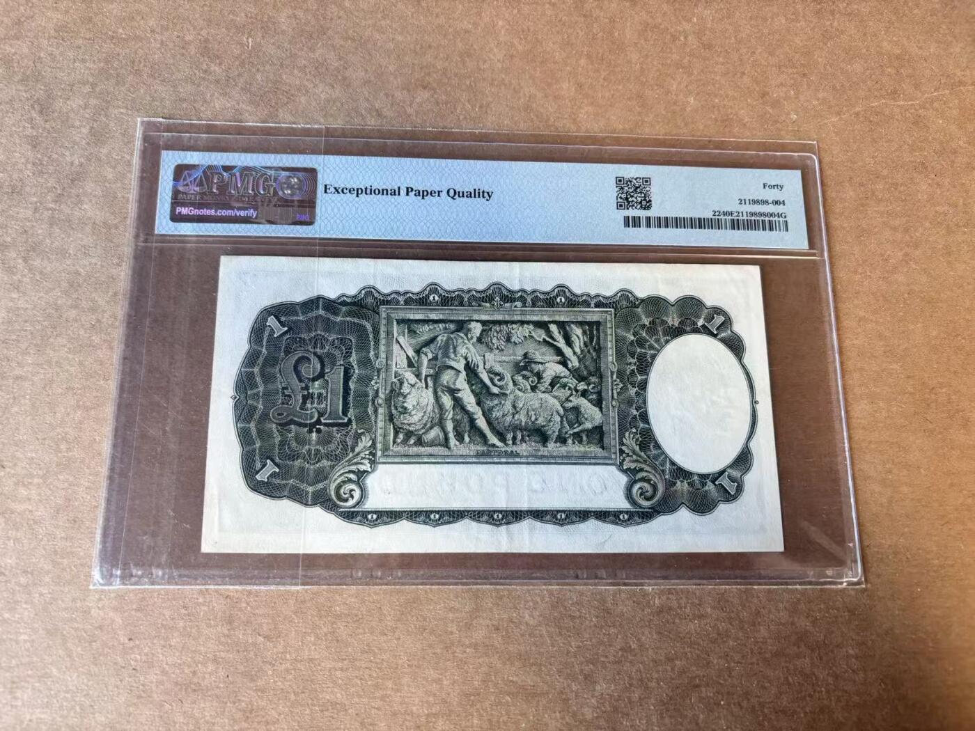 【Blue Auction】世界纸币精拍第758期——18级TOP拍卖/信誉/品质/专业/高效💫 澳大利亚 1933-38年1镑 PMG40EPQ  