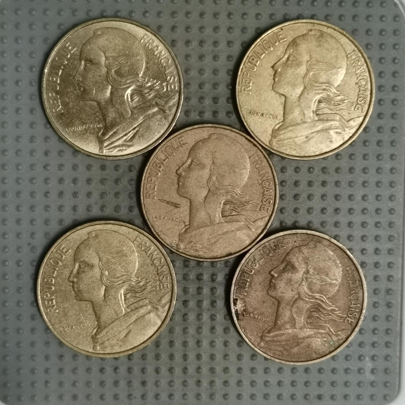 2025年第131场各国散币拍卖（总第131场） 法国10生丁5枚