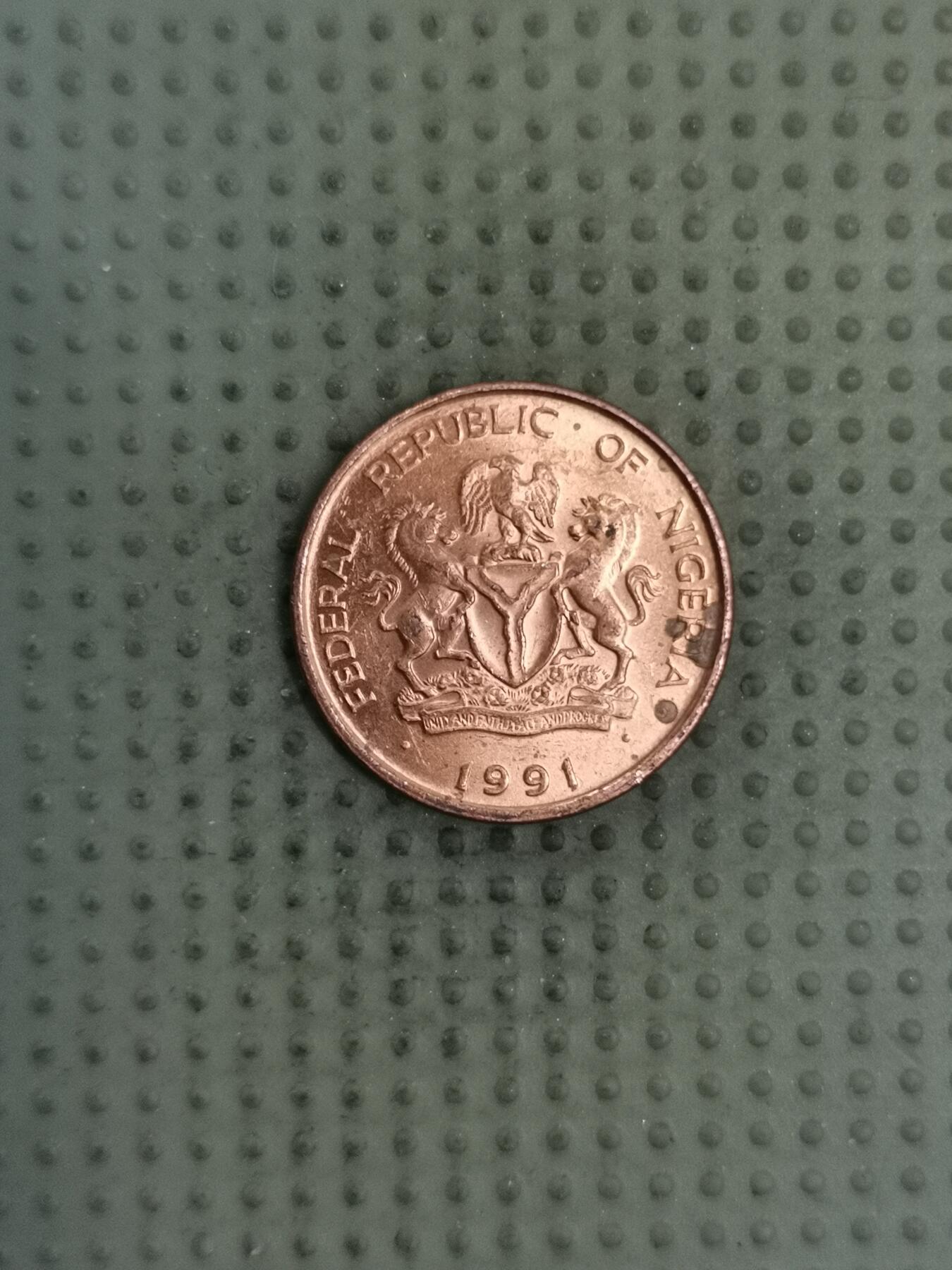 2025年第128场各国散币拍卖（总第128场） 尼日利亚1991年1考包