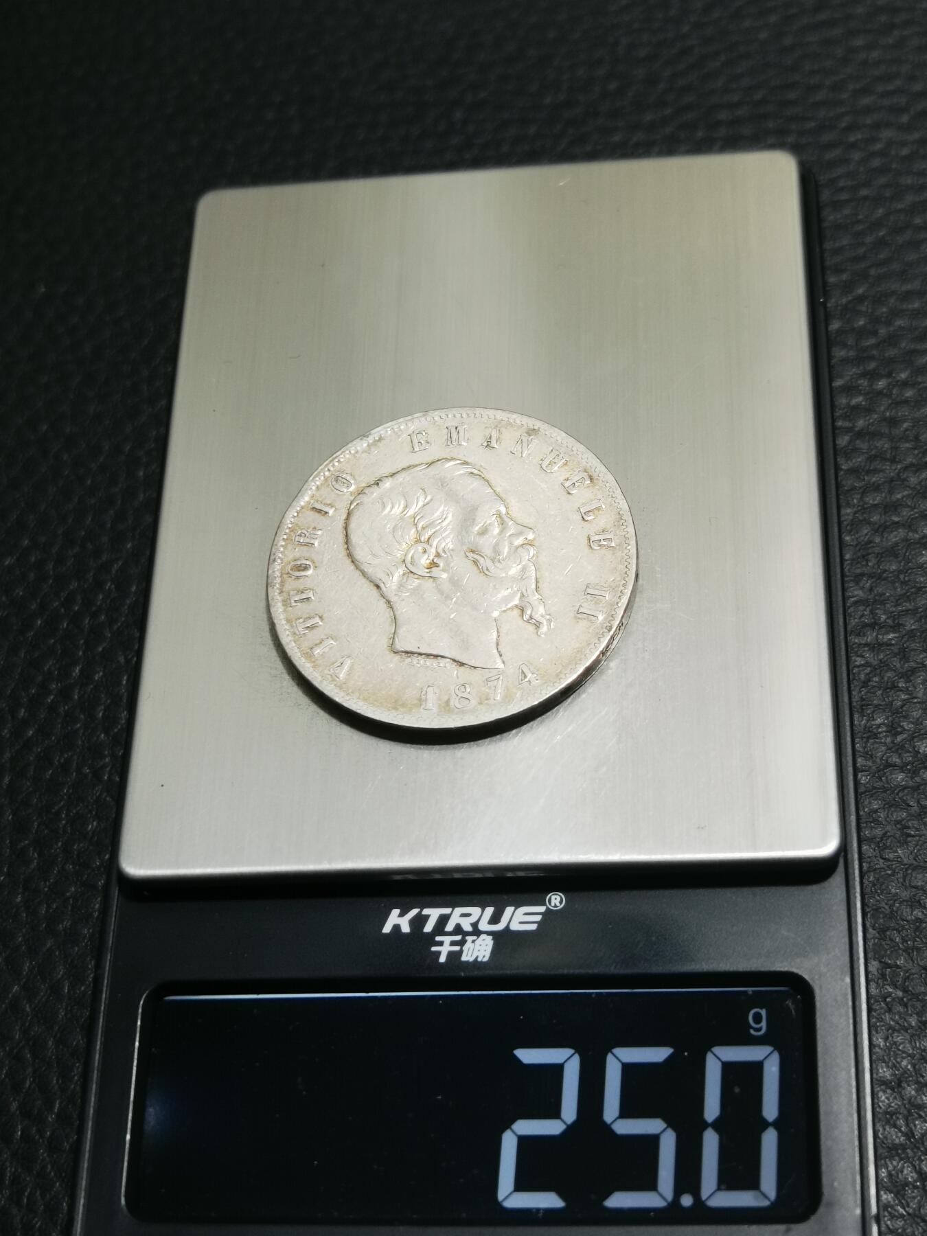 天下钱庄专场欢迎参拍 意大利5里拉银币