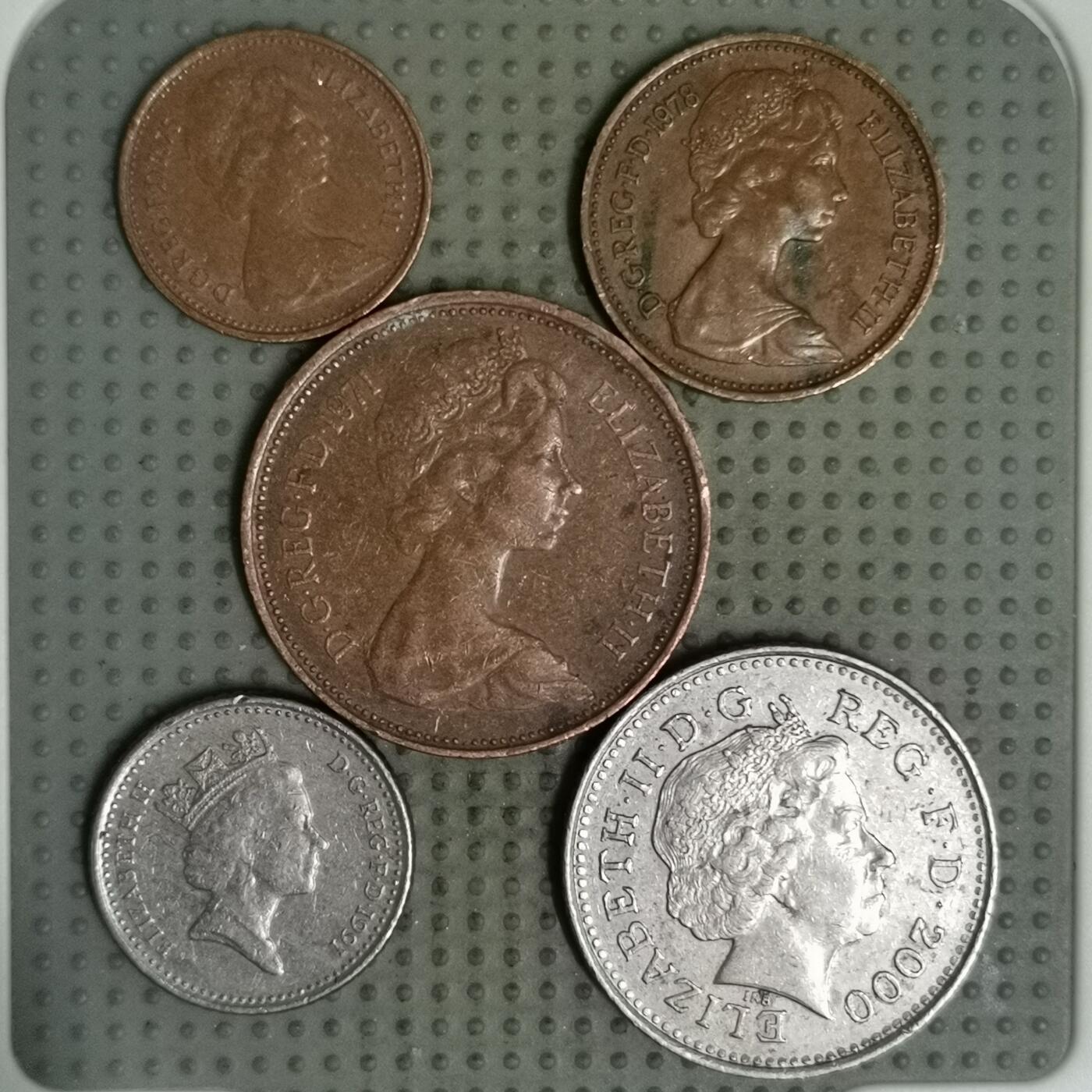 2025年第131场各国散币拍卖（总第131场） 英国5枚