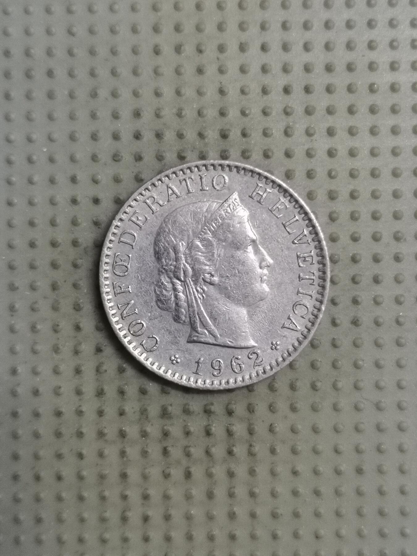 2025年第129场各国散币拍卖（总第129场） 瑞士1962年20生丁