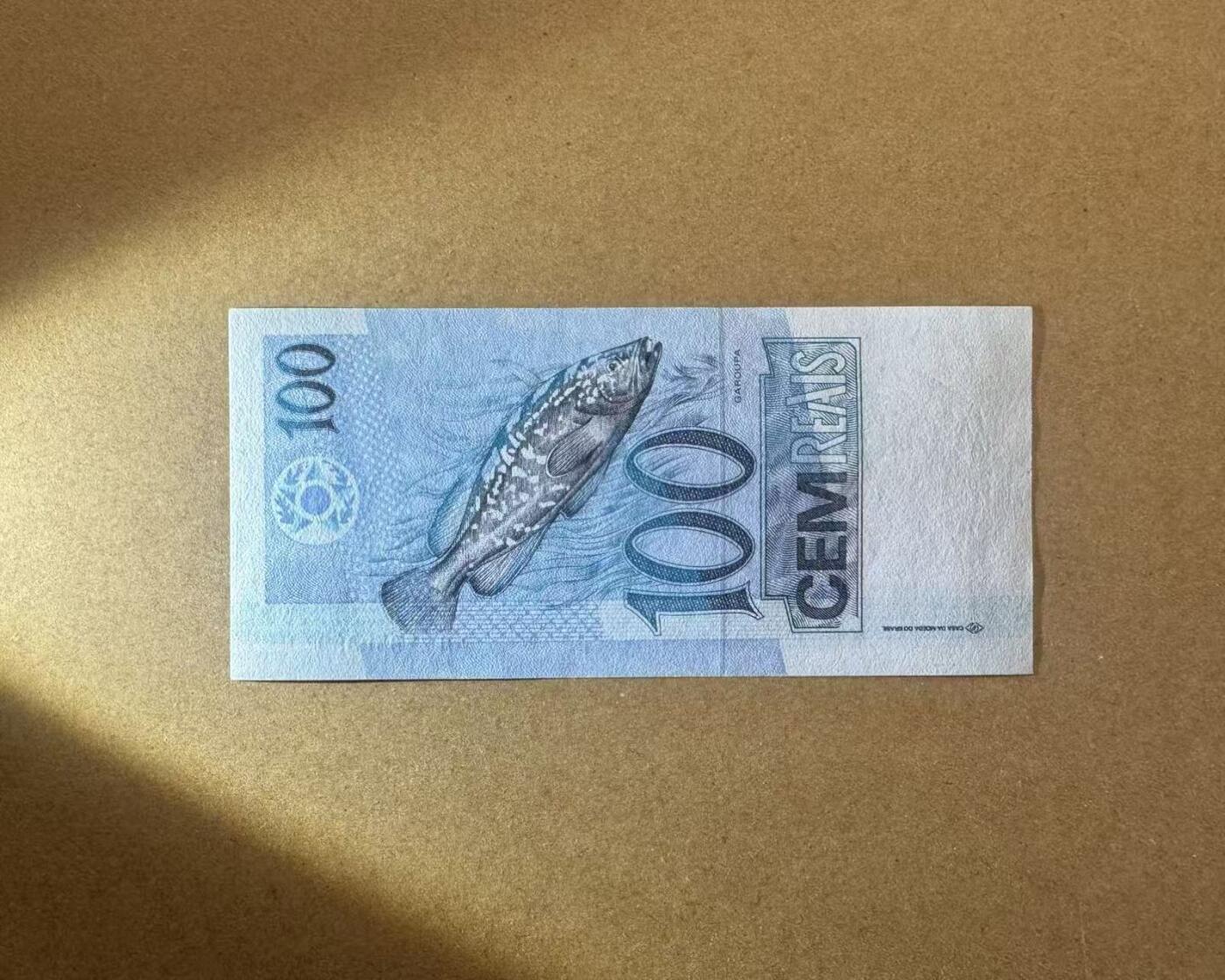 【Blue Auction】世界纸币精拍第758期——18级TOP拍卖/信誉/品质/专业/高效💫 【AA冠】巴西 100雷亚尔 全新UNC