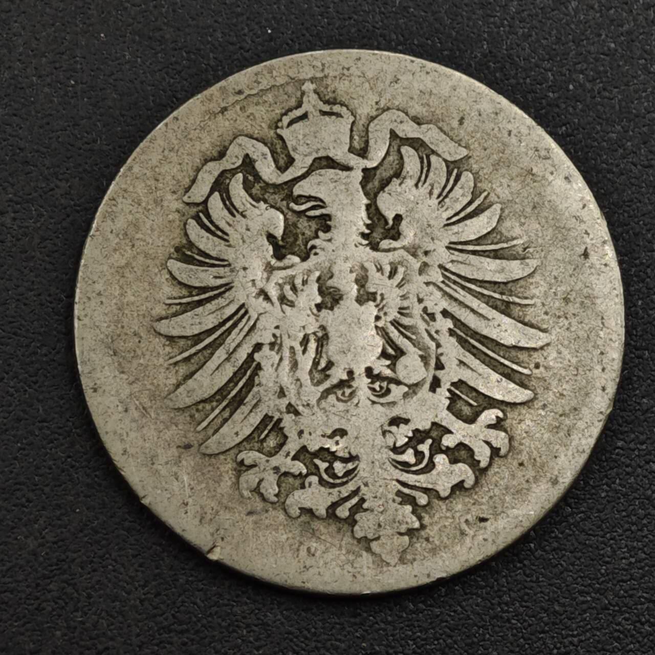 【淘币小摊】实时拍第八百一十七拍   散币场   满百包邮可预留二周 每周一统一发货   德国1874年10芬妮镍币