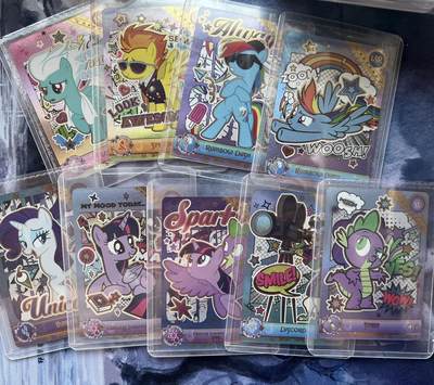 【随心含颖卡拍51期】卡游/集卡社/卡卡沃 抽卡机专场拍卖【无佣金】 - 卡游 小马宝莉 lsr 9张