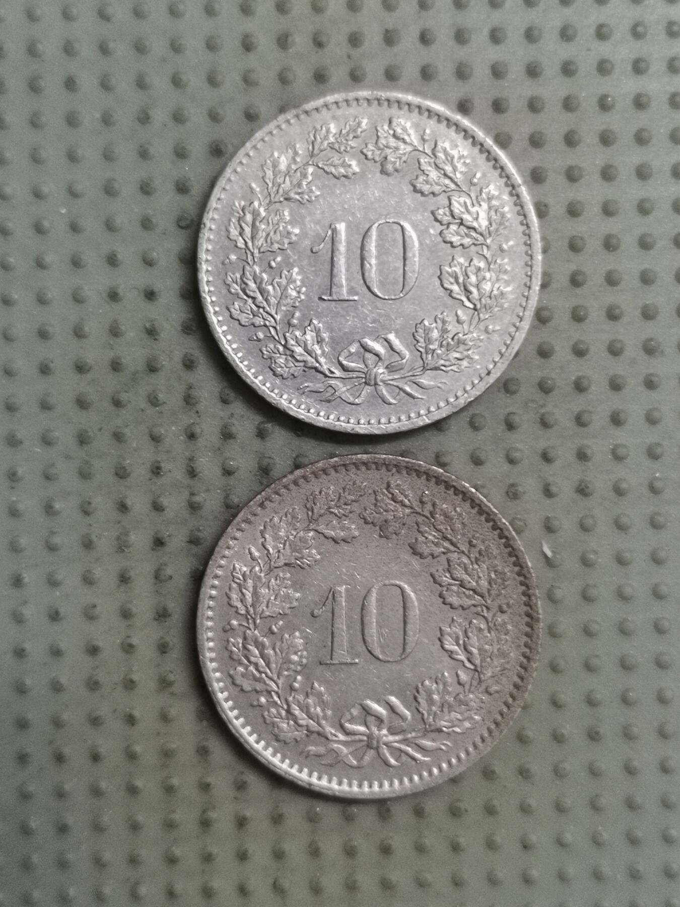 2025年第129场各国散币拍卖（总第129场） 瑞士10生丁2枚