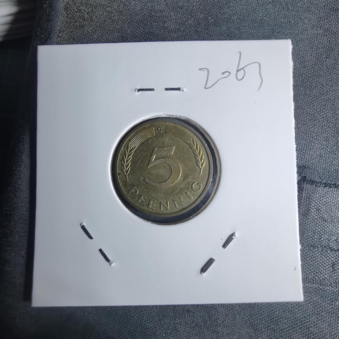 沼泽如烟--第920场 德国1982年5芬尼