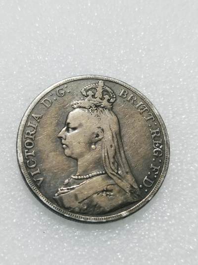 天下钱庄专场欢迎参拍 - 英国维多利亚马剑银币